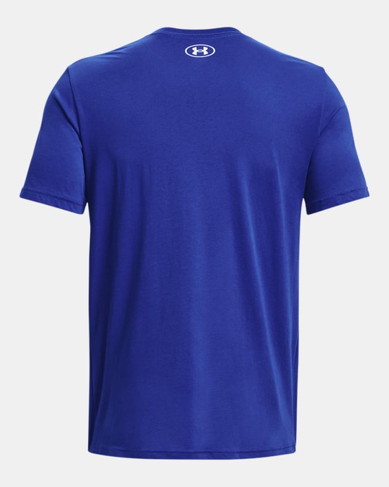 Men's UA Join The Club Short Sleeve in Blue image number 5